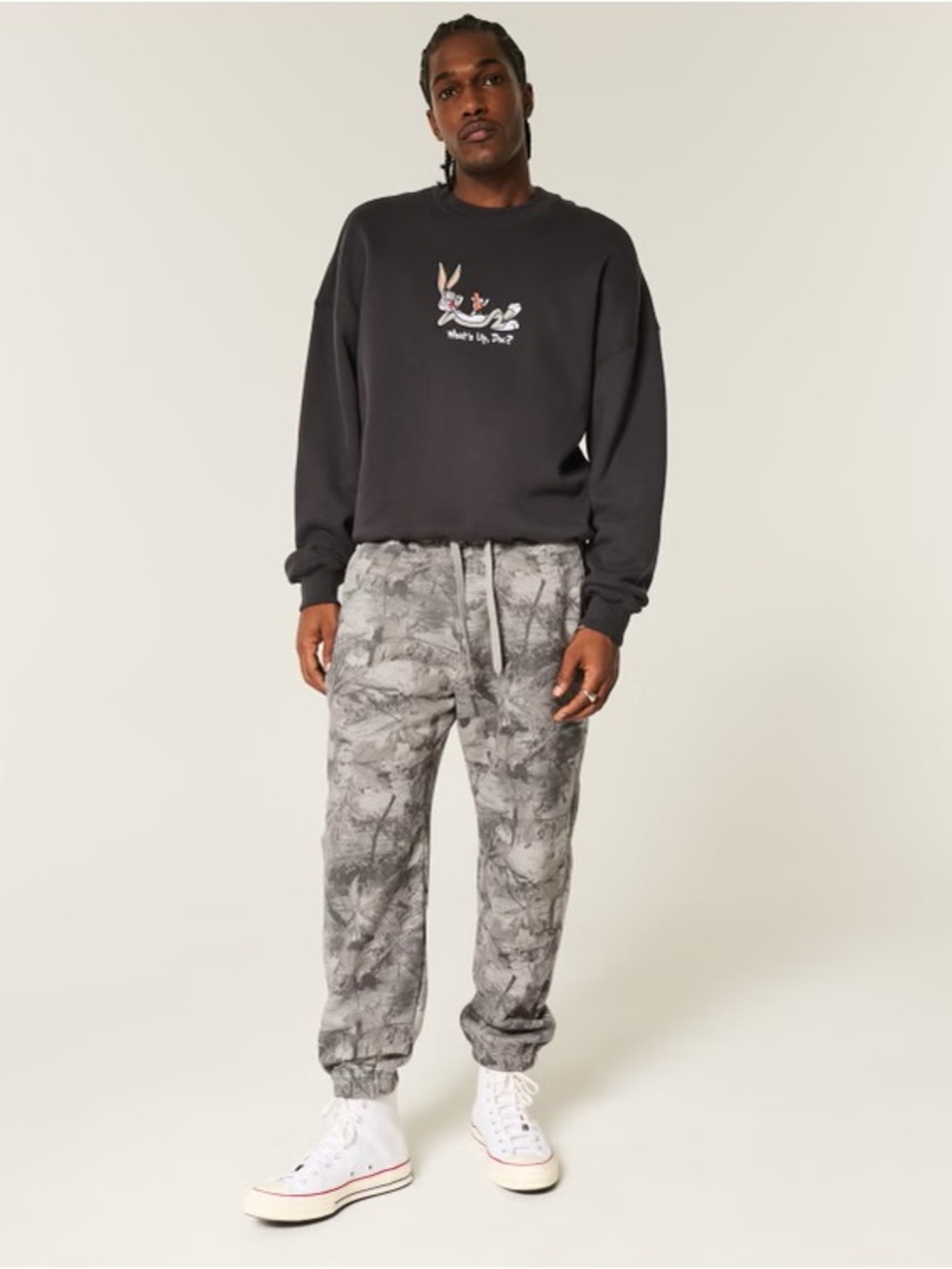 Trendy Hollister Real Camouflage Relaxed Jogger camo Small